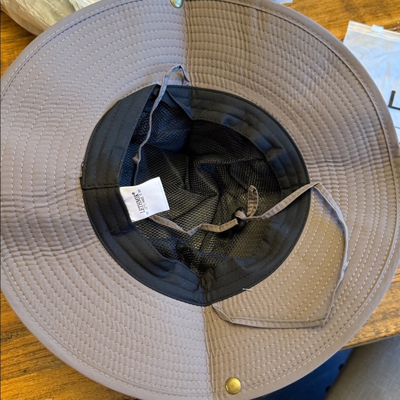 Unisex Sporty Camping Hiking Fishing light Gray Outdoor Safari Hat - Picture 12 of 13